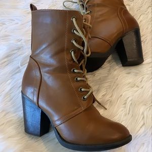 brown booties